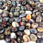 Achat Botswana Trommelsteine handpoliert Ø ca. 27 – 37 mm Edelsteine Heilsteine bei Wunderstein24