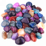 Achat Mix bunte Mischung Trommelsteine in 5 Farben Ø 30 – 45 mm Edelsteine Heilsteine bei Wunderstein24 Achat Mix bunte Mischung Trommelsteine in 5 Farben Ø 30 – 45 mm Edelsteine Heilsteine bei Wunderstein24