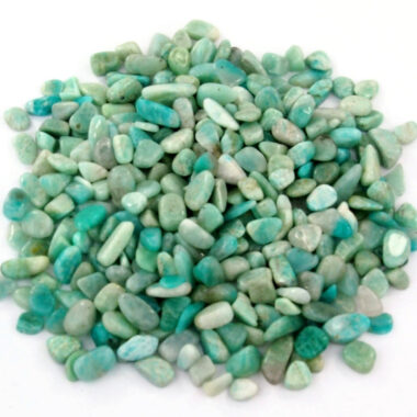 Amazonit Trommelsteine Ø ca. 10 – 20 mm Edelsteine Heilsteine bei Wunderstein24