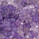 Amethyst Trommelsteine transparent handpoliert Ø ca. 25 – 35 mm Edelsteine Heilsteine bei Wunderstein24