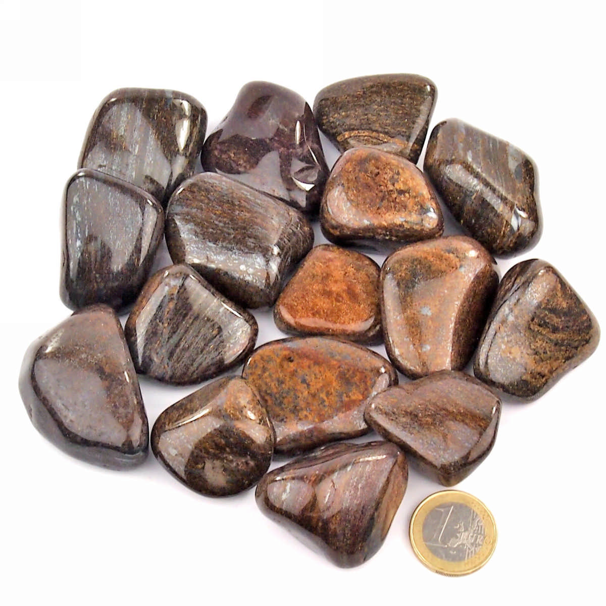 Bronzit Trommelsteine Ø ca. 35 – 50 mm Edelsteine Heilsteine bei Wunderstein24 Bronzit Trommelsteine Ø ca. 35 – 50 mm Edelsteine Heilsteine bei Wunderstein24