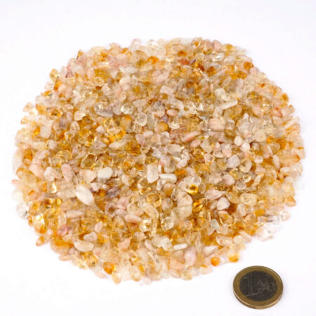 kleine Citrin Trommelsteine Ø ca. 5 – 10 mm Edelsteine Heilsteine bei Wunderstein24