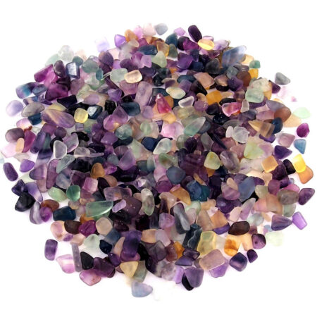 Fluorit Mix bunte Mischung Trommelsteine in 6 Farben Ø 8 – 12 mm Edelsteine Heilsteine bei Wunderstein24