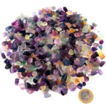 Fluorit Mix bunte Mischung Trommelsteine in 6 Farben Ø 8 – 12 mm Edelsteine Heilsteine bei Wunderstein24