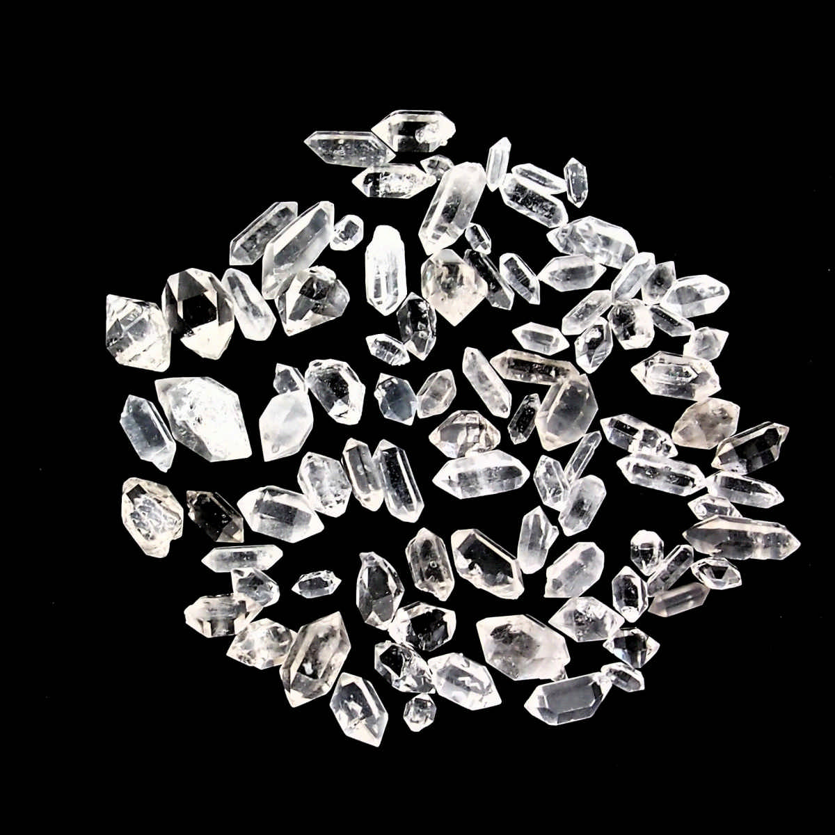 Herkimer Diamant Bergkristall sehr klare Kristalle Ø ca. 8 – 22 mm Edelsteine Heilsteine bei Wunderstein24 Herkimer Diamant Bergkristall sehr klare Kristalle Ø ca. 8 – 22 mm Edelsteine Heilsteine bei Wunderstein24