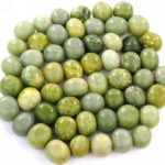 Jade | Serpentin Trommelsteine handpoliert Ø ca. 20 – 25 mm Edelsteine Heilsteine bei Wunderstein24 Jade | Serpentin Trommelsteine handpoliert Ø ca. 20 – 25 mm Edelsteine Heilsteine bei Wunderstein24