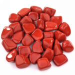 Jaspis Trommelsteine rot Ø ca. 30 – 40 mm Edelsteine Heilsteine bei Wunderstein24