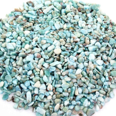 Larimar Trommelsteine Ø ca. 6 – 12 mm Edelsteine Heilsteine bei Wunderstein24