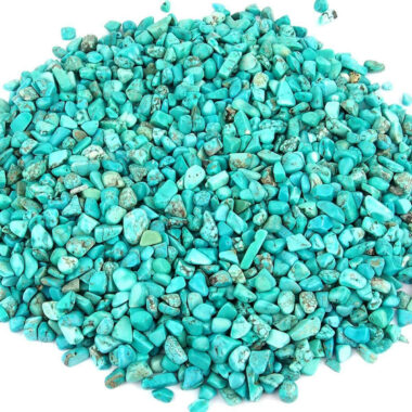 Magnesit Trommelsteine türkis Ø ca. 8 – 12 mm Edelsteine Heilsteine bei Wunderstein24