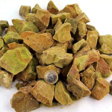 Opal Rohsteine grün Ø ca. 30 – 60 mm Edelsteine Heilsteine bei Wunderstein24