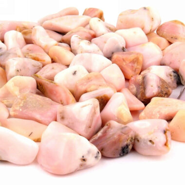 Opal Trommelsteine pink | rosa Ø ca. 25 – 45 mm Edelsteine Heilsteine bei Wunderstein24