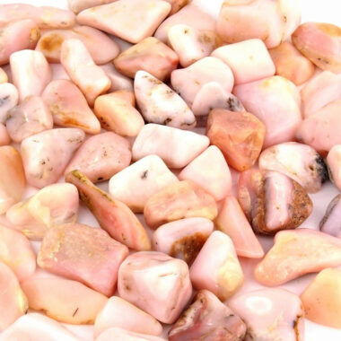 Opal Trommelsteine pink | rosa Ø ca. 25 – 45 mm Edelsteine Heilsteine bei Wunderstein24