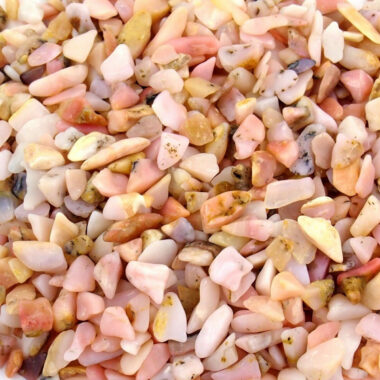 Opal Trommelsteine pink | rosa Ø ca. 8 – 15 mm Edelsteine Heilsteine bei Wunderstein24
