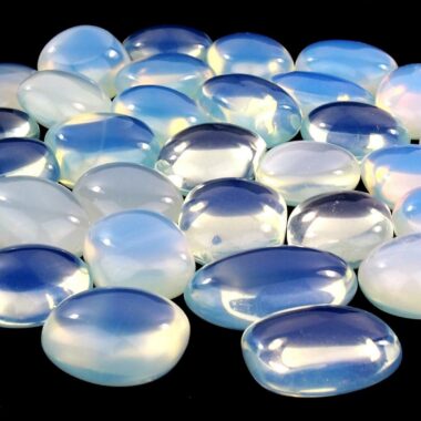 Opalith Trommelsteine handpoliert Ø ca. 30 – 50 mm Edelsteine Heilsteine bei Wunderstein24