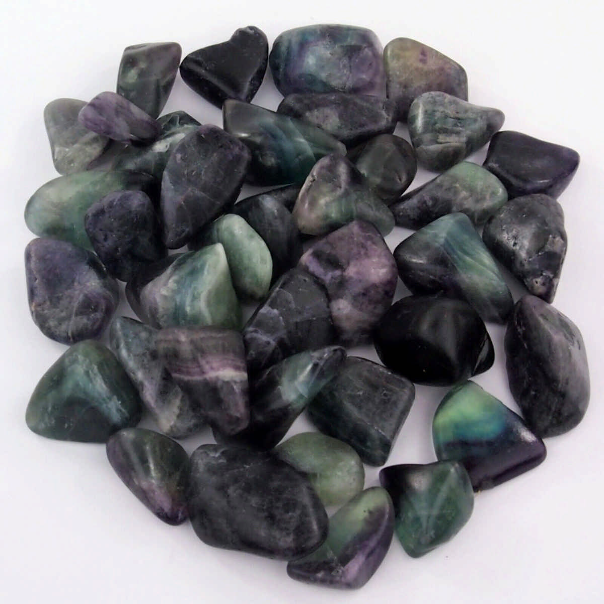 Fluorit Trommelsteine bunt Ø 30 – 50 mm Edelsteine Heilsteine bei Wunderstein24 Fluorit Trommelsteine bunt Ø 30 – 50 mm Edelsteine Heilsteine bei Wunderstein24