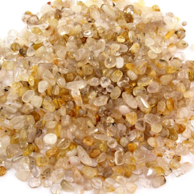 Rutilquarz Trommelsteine Ø ca. 8 – 12 mm Edelsteine Heilsteine bei Wunderstein24