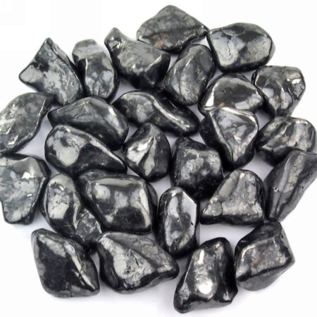 Schungit Trommelsteine Ø ca. 35 – 60 mm Edelsteine Heilsteine bei Wunderstein24
