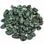 Smaragd Trommelsteine Ø ca. 20 – 40 mm Edelsteine Heilsteine bei Wunderstein24