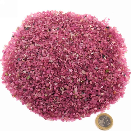 Turmalin | Rubellit Trommelsteine rot Ø ca. 4 – 6 mm Edelsteine Heilsteine bei Wunderstein24