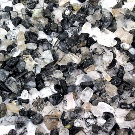 Turmalinquarz Trommelsteine Ø ca. 8 – 12 mm Edelsteine Heilsteine bei Wunderstein24