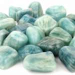 Aquamarin | Beryll Trommelsteine Ø ca. 30 – 40 mm Edelsteine Heilsteine bei Wunderstein24