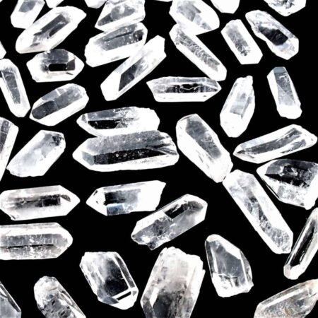 Bergkristall Spitzen glasklar in bester Qualität Länge ca. 20 – 50 mm Edelsteine Heilsteine bei Wunderstein24