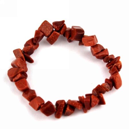Goldfluss Edelstein Armband flexibel und dehnbar Edelsteine Heilsteine bei Wunderstein24