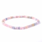 Morganit | Beryll Edelstein Armband flexibel und dehnbar Edelsteine Heilsteine bei Wunderstein24