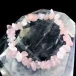 Rosenquarz Edelstein Armband flexibel und dehnbar Edelsteine Heilsteine bei Wunderstein24 Rosenquarz Edelstein Armband flexibel und dehnbar Edelsteine Heilsteine bei Wunderstein24