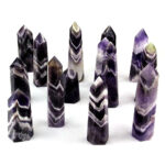 Amethyst Chevron Natur Spitzen ca. 20 – 50 g je Spitze poliert Edelsteine Heilsteine bei Wunderstein24