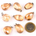 Baryt Cabochon Anhänger seitlich gebohrt Edelsteine Heilsteine bei Wunderstein24