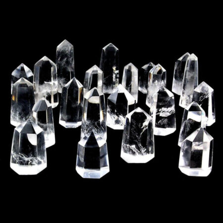Bergkristall Natur Spitzen ca. 10 – 40 g je Spitze poliert und transparent Edelsteine Heilsteine bei Wunderstein24