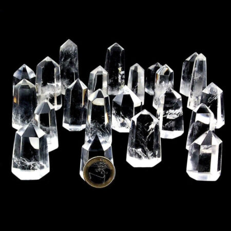 Bergkristall Natur Spitzen ca. 10 – 40 g je Spitze poliert und transparent Edelsteine Heilsteine bei Wunderstein24