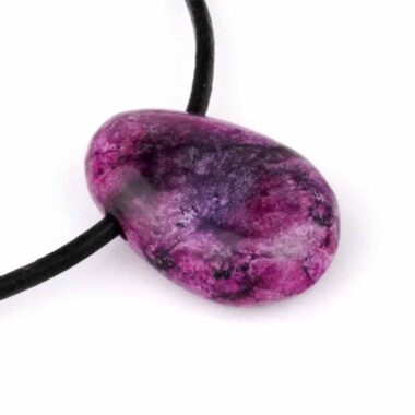 Charoit Cabochon Anhänger seitlich gebohrt Edelsteine Heilsteine bei Wunderstein24