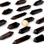 Rauchquarz Doppelender | Doppelspitze transparent 40 g – 50 g aus Brasilien in bester Farbe Edelsteine Heilsteine bei Wunderstein24