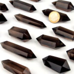 Rauchquarz Doppelender | Doppelspitze transparent 40 g – 50 g aus Brasilien in bester Farbe Edelsteine Heilsteine bei Wunderstein24