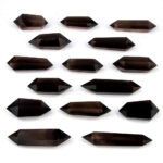 Rauchquarz Doppelender | Doppelspitze transparent 40 g – 50 g aus Brasilien in bester Farbe Edelsteine Heilsteine bei Wunderstein24