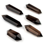 Rauchquarz Doppelender | Doppelspitze transparent 40 g – 50 g aus Brasilien in bester Farbe Edelsteine Heilsteine bei Wunderstein24