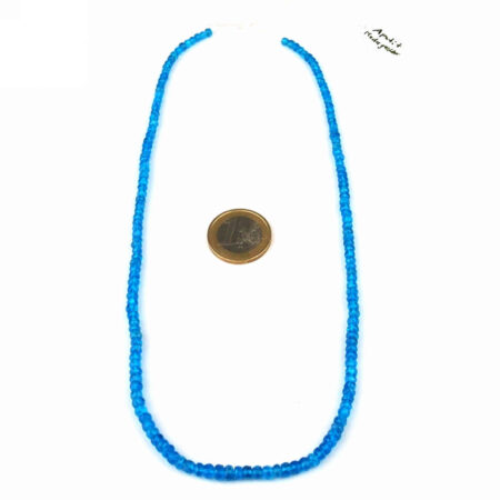Apatit Edelstein-Strang Perlen facettiert Länge ca. 44 cm in bester Qualität Edelsteine Heilsteine bei Wunderstein24