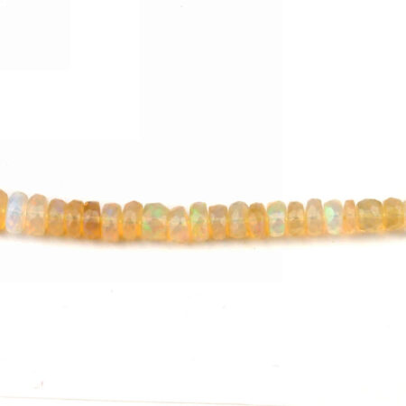 Opal Äthiopien Edelstein-Strang Perlen facettiert Länge ca. 44 cm in bester Qualität Edelsteine Heilsteine bei Wunderstein24