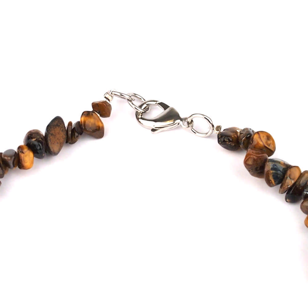 Tigerauge Kette Länge ca. 45 cm mit Karabiner-Verschluss Edelsteine Heilsteine bei Wunderstein24 Tigerauge Kette Länge ca. 45 cm mit Karabiner-Verschluss Edelsteine Heilsteine bei Wunderstein24