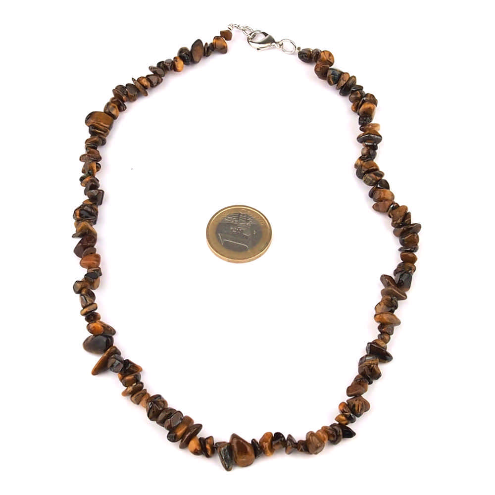 Tigerauge Kette Länge ca. 45 cm mit Karabiner-Verschluss Edelsteine Heilsteine bei Wunderstein24 Tigerauge Kette Länge ca. 45 cm mit Karabiner-Verschluss Edelsteine Heilsteine bei Wunderstein24