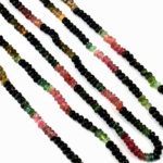 Turmalin bunt Edelstein-Strang Perlen Länge ca. 43 cm in bester Qualität Edelsteine Heilsteine bei Wunderstein24 Turmalin bunt Edelstein-Strang Perlen Länge ca. 43 cm in bester Qualität Edelsteine Heilsteine bei Wunderstein24