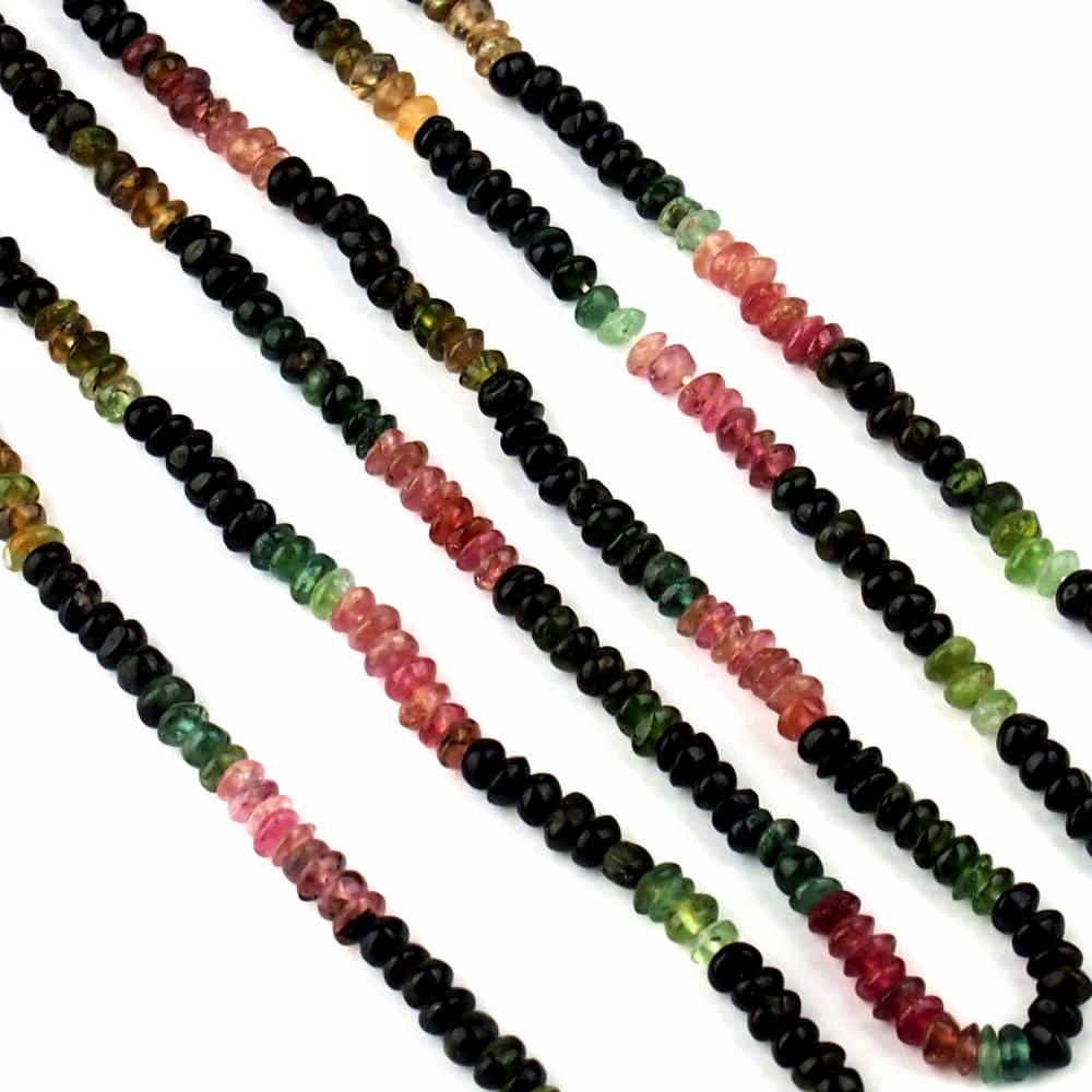Turmalin bunt Edelstein-Strang Perlen Länge ca. 43 cm in bester Qualität Edelsteine Heilsteine bei Wunderstein24 Turmalin bunt Edelstein-Strang Perlen Länge ca. 43 cm in bester Qualität Edelsteine Heilsteine bei Wunderstein24