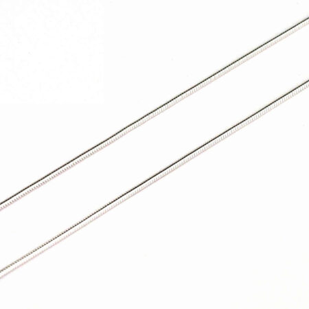 Schlangenkette 925 Sterling-Silber Länge 50 cm Edelsteine Heilsteine bei Wunderstein24