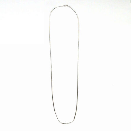 Schlangenkette 925 Sterling-Silber Länge 60 cm Edelsteine Heilsteine bei Wunderstein24