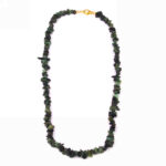 Jade | Serpentin Kette Länge ca. 45 cm mit Karabiner-Verschluss Edelsteine Heilsteine bei Wunderstein24