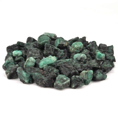 Smaragd Kristalle roh Ø ca. 15 – 45 mm Edelsteine Heilsteine bei Wunderstein24