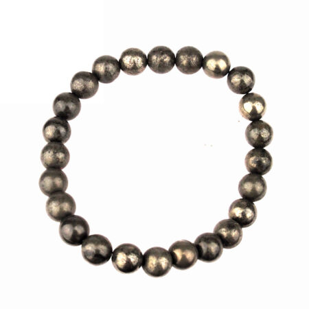 Pyrit Ø 8 mm Kugel Edelstein Armband flexibel und dehnbar Edelsteine Heilsteine bei Wunderstein24