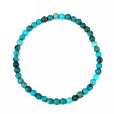Türkis echt Ø 3,5 mm Kugel Edelstein Armband flexibel und dehnbar Edelsteine Heilsteine bei Wunderstein24